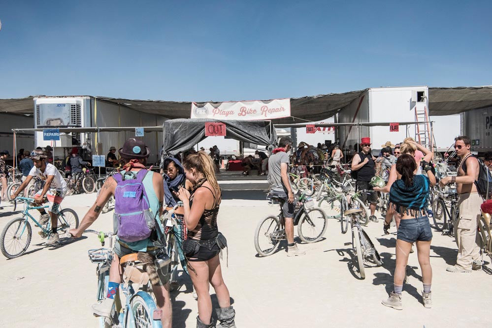 I was a Bike Repairman at Burning Man, by Marek Musil